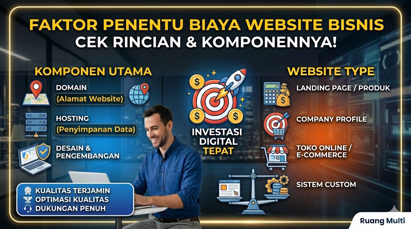 Berapa Biaya Pembuatan Website? Cek Estimasi Harga Terbaru 2026