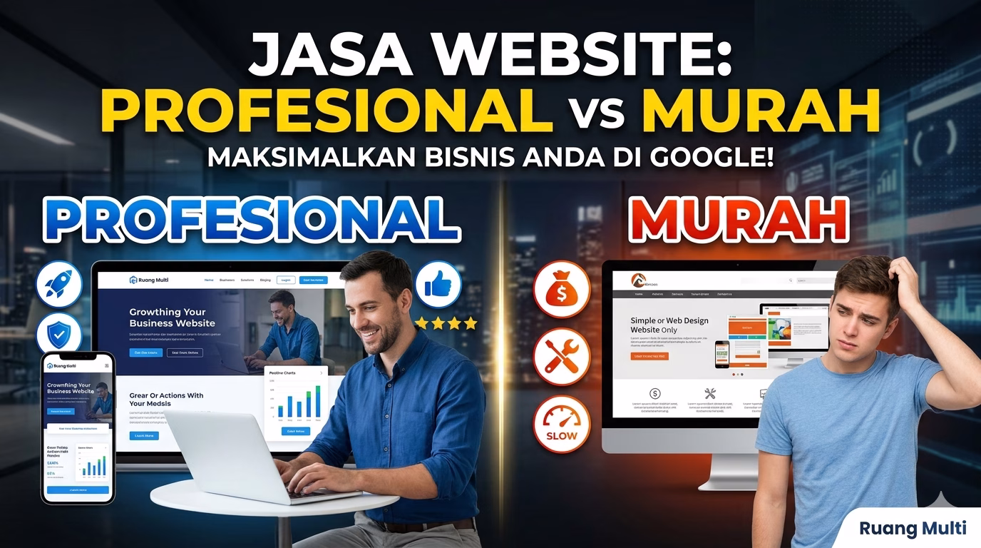 Jasa Website Profesional vs Jasa Website Murah: Mana yang Terbaik untuk Bisnis Anda?